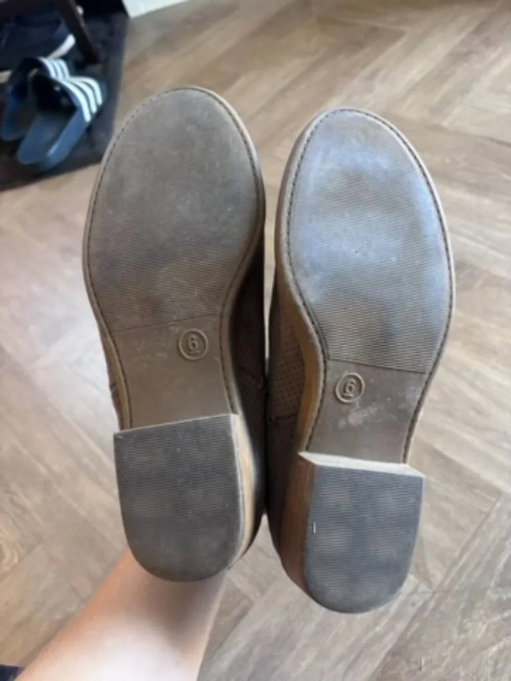 Target Universal Thread Gray Perforated Ankle Booties